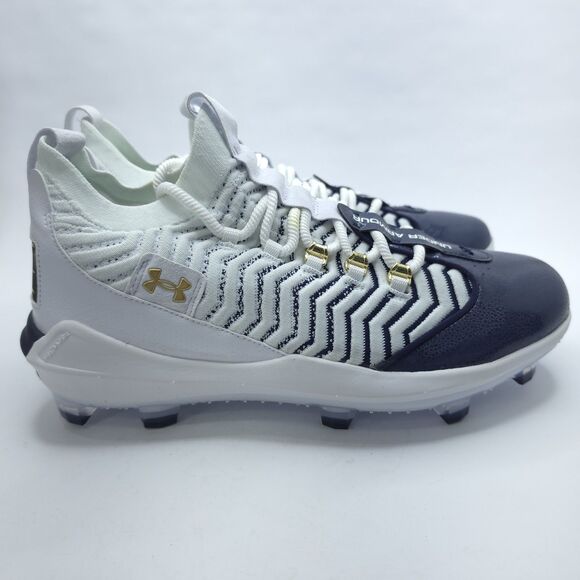 Under Armour Harper 9 Pro TPU \'White Metallic Gold\' 3027444-102 Baseball size 13 main image 4